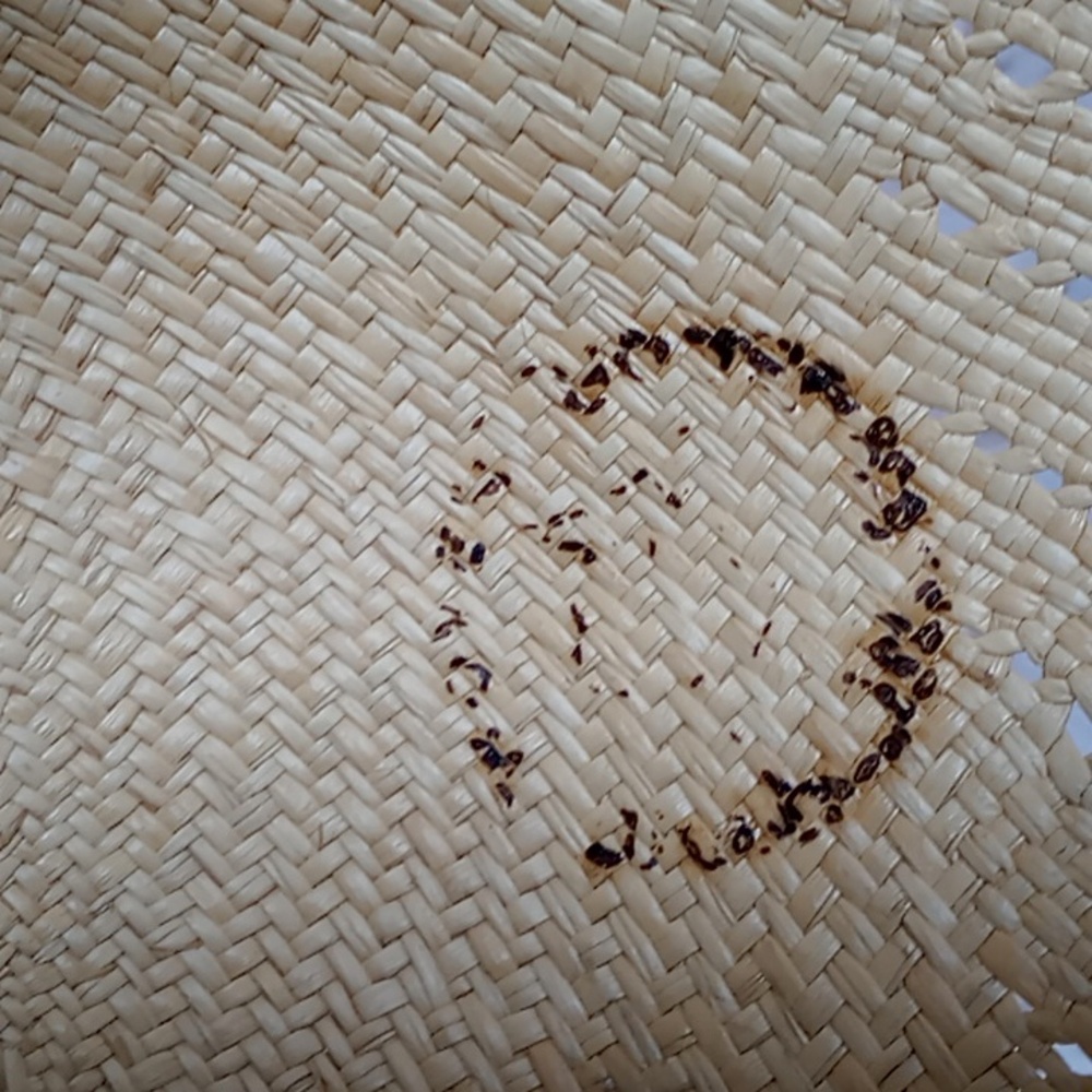 S.F Green San Francisco Tan Natural Straw Snap Brim Hat With Leather Cord Strap - Picture 8 of 13